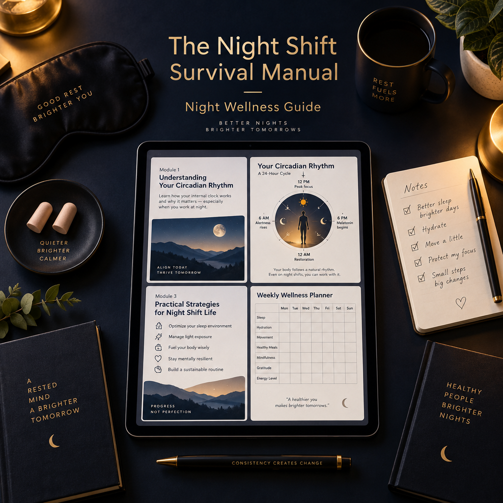 The Night Shift Survival Manual — Complete Wellness Guide for Night Shift Workers